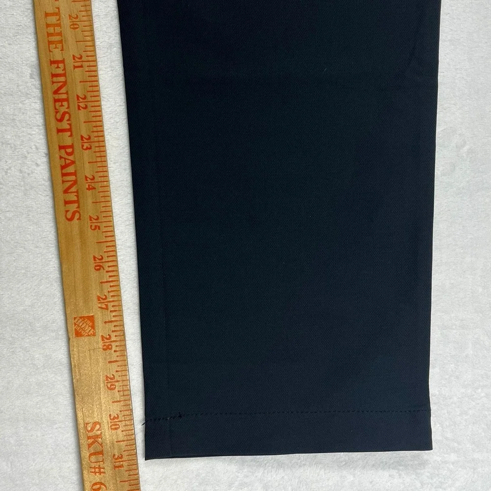 Banana Republic Performance Tech Trousers Pant Mens 36x32 (Fits 36x31) Black